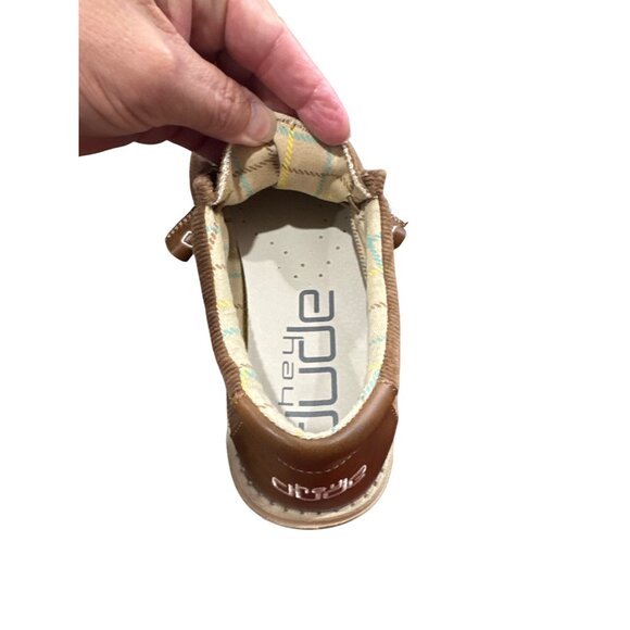 Hey Dude Wally Mens Brown Corduroy Slip-On Casual Shoes Size 8 SKU 8664 - Picture 9 of 11